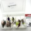 Selection of wake flies for steelhead surface fishing - Medium and Big