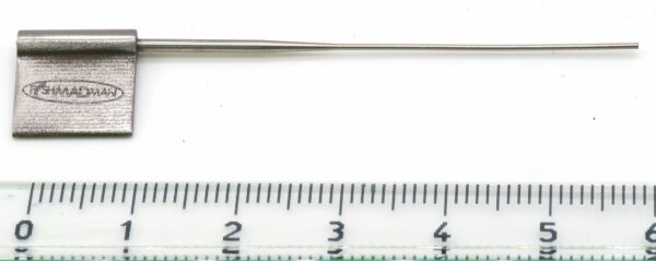 Tube fly tying needle