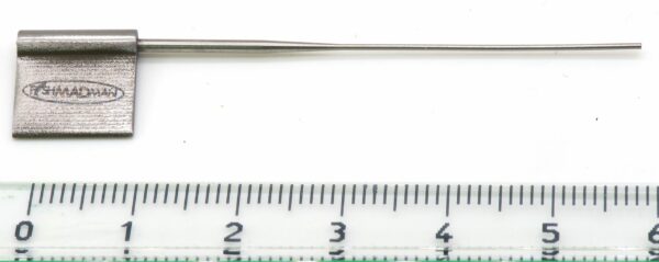 Tube fly tying needle