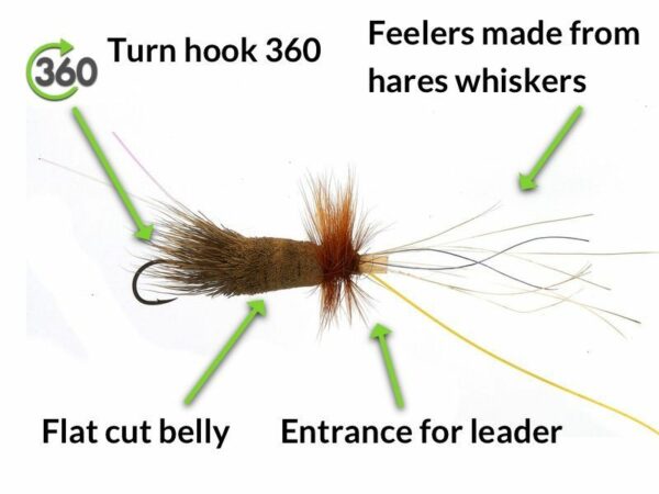 Steelhead caddisfly imitation