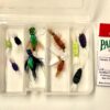 Selection of small wake flies for Steelhead and Salmon