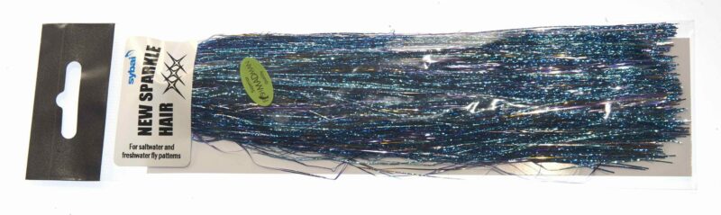 Pike fly tinsel Blue and Silver