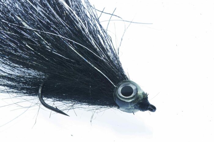 Fishmadman Pike Fly single hook Black and silver