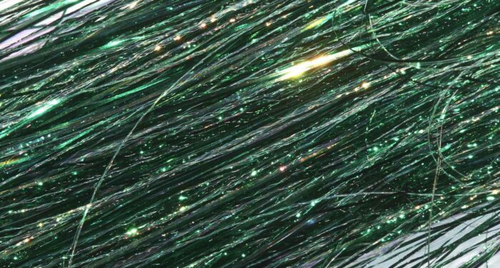 Pike fly tinsel Green