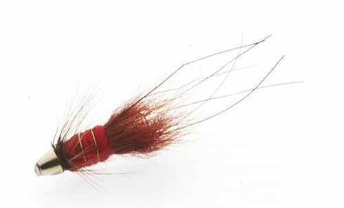 Red Holographique noir Buzzers Taille 10 Straight Fly Fishing Flies Ensemble de 3