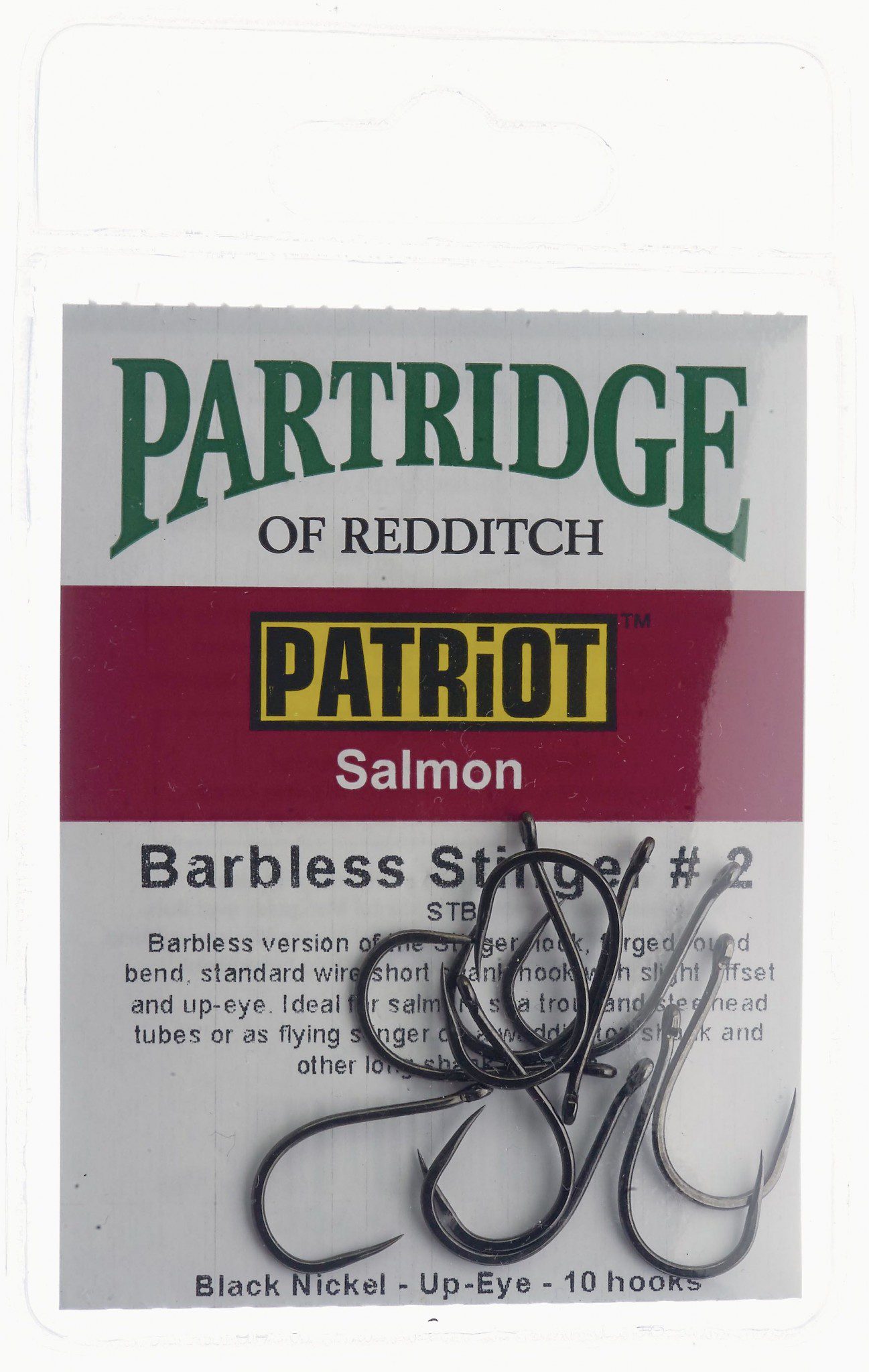 Partridge Patriot Stinger Barbless Hook #2