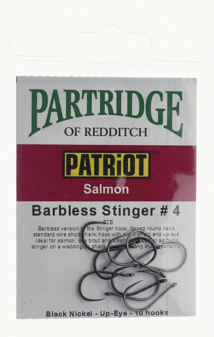 Patriot Barbless Stinger # 4 Partridge