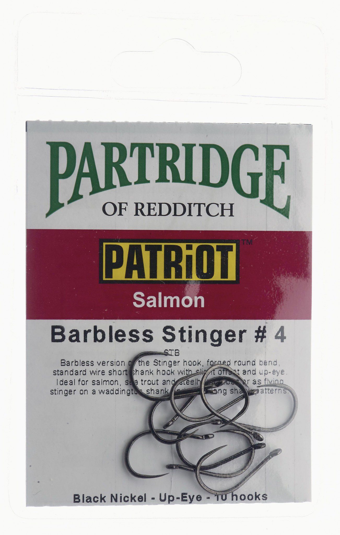Partridge Patriot Stinger Barbless Hook #4