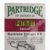 Patriot Barbless Stinger # 8 Partridge