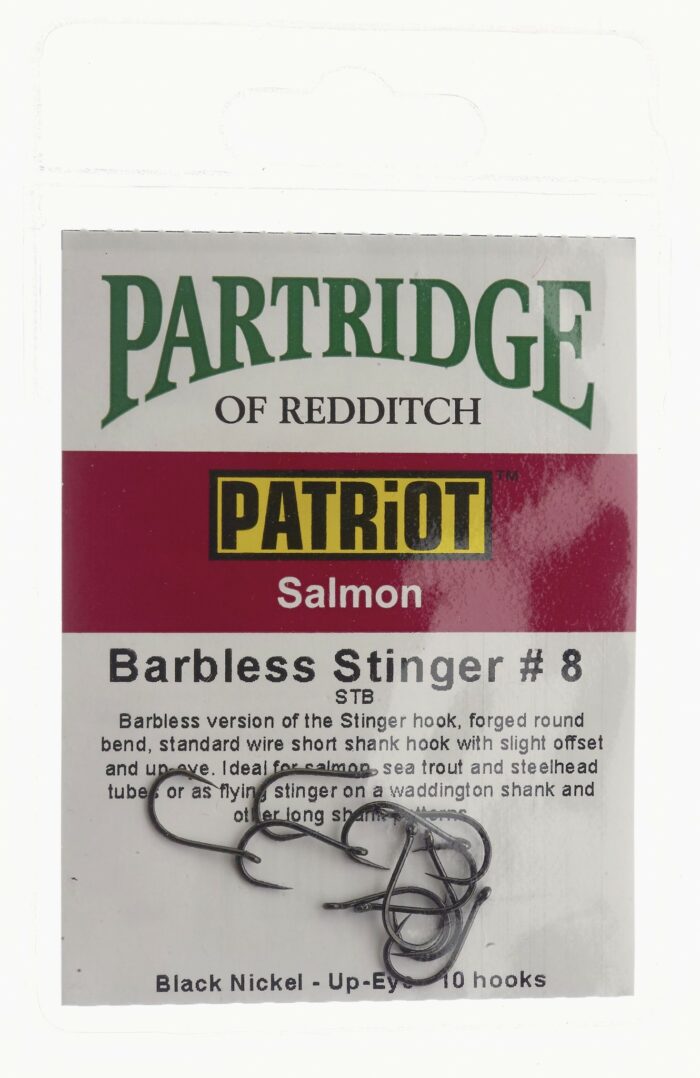 Patriot Barbless Stinger # 8 Partridge