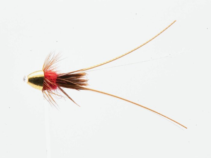 Frances Tungsten Conehead Tube fly - Red 10mm