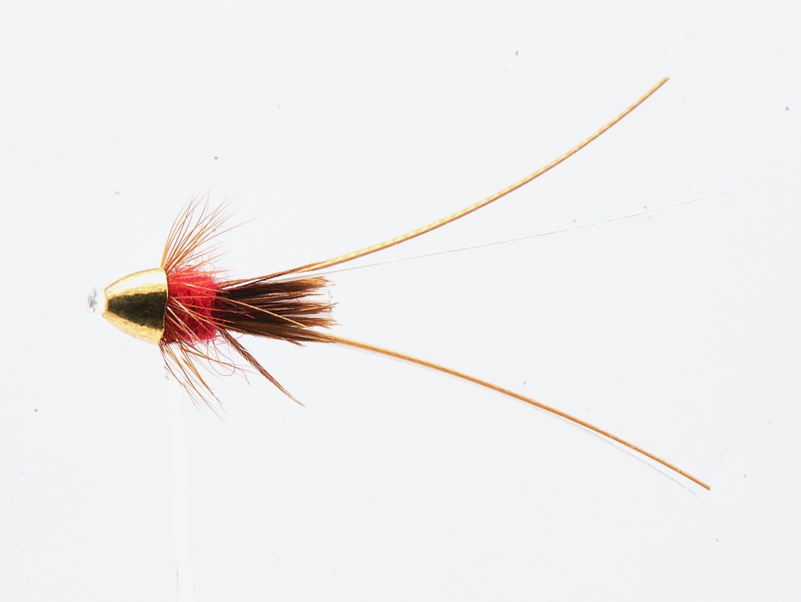 brass or tungsten cone 3 x black and red conehead salmon fly