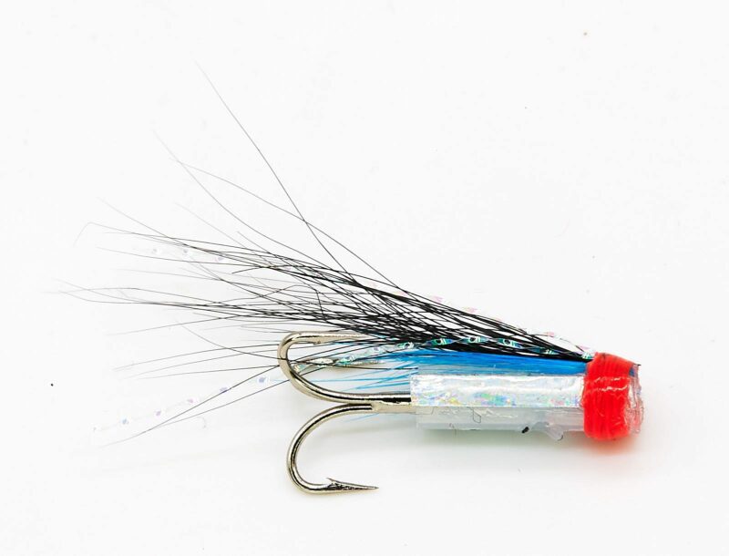 Micro Icelandic Hitch Fly - Haugur Silver Holo