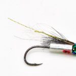 Hitchman Silver Riffling hitch tube fly