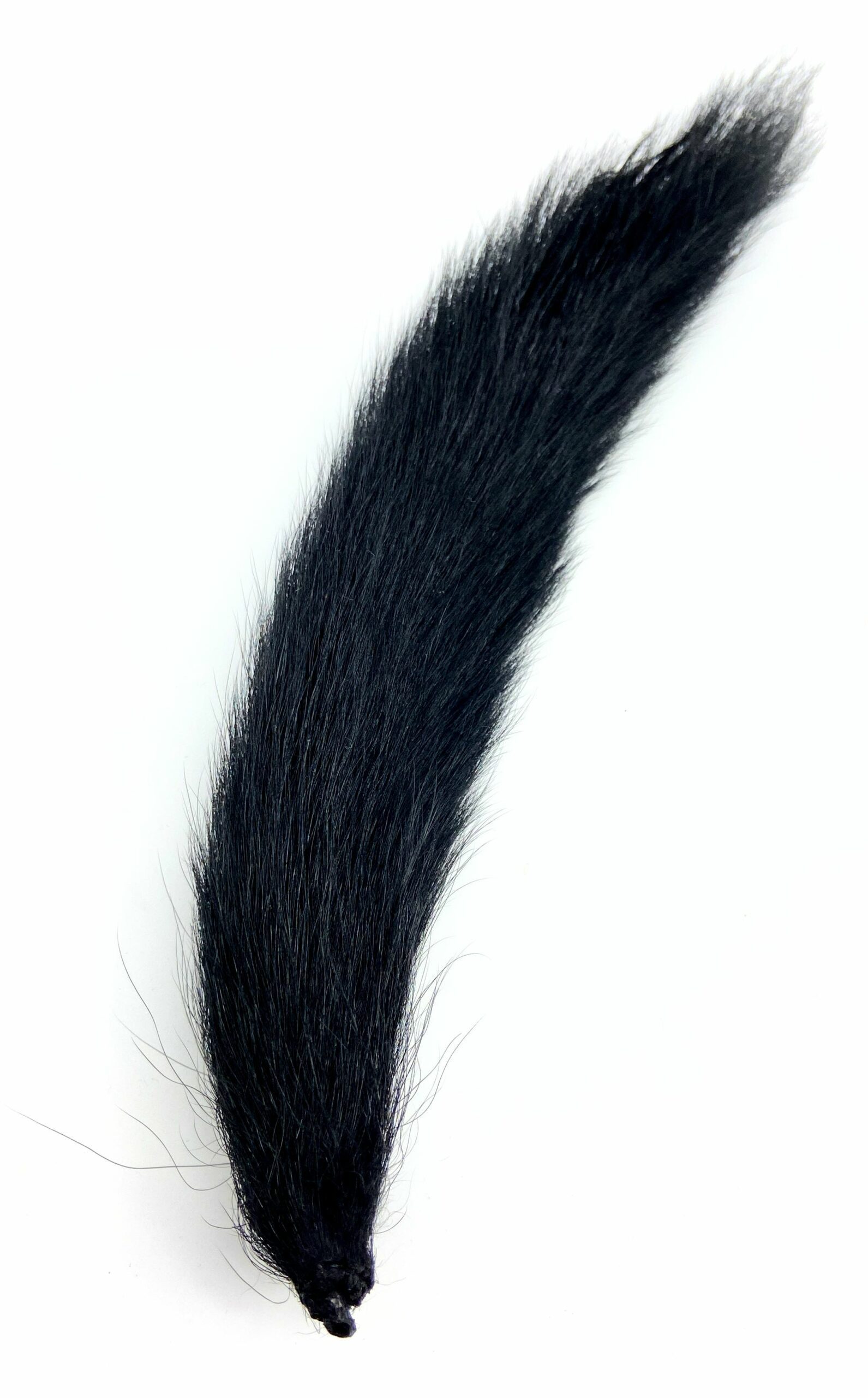 Dyed black squirrel tail