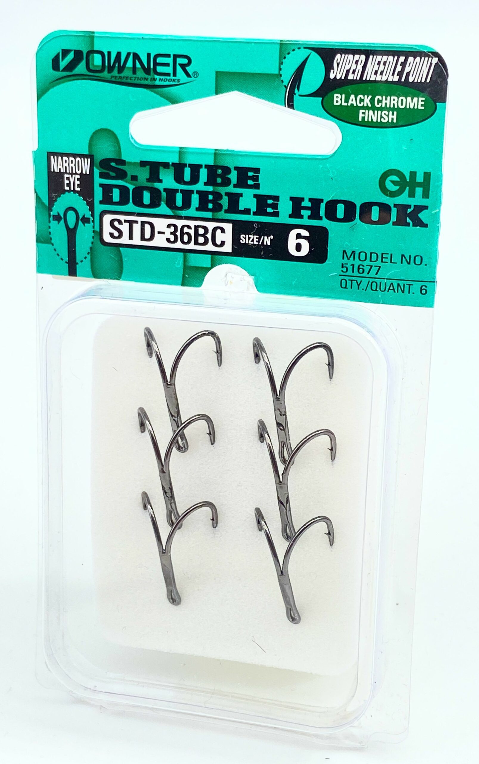 6109 Owner SD-36 Double Hook Stinger Size 10 