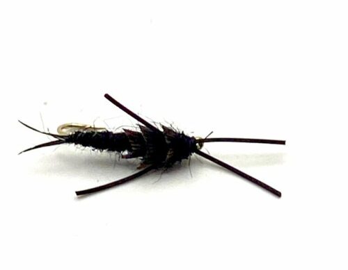 Black Stone fly rubber leg # 6