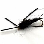 Black Stone fly rubber leg # 6