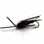 Black Stone fly rubber leg # 8