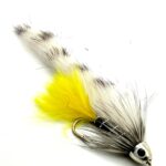 Black Ghost Zonker - Black W Yellow tail # 6