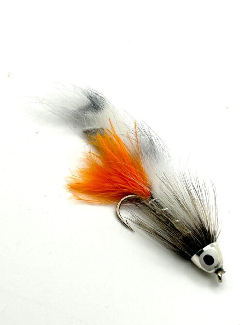 Black Ghost Zonker - Black W Orange tail # 6