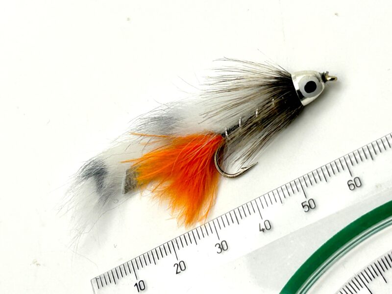 Black Ghost Zonker - Black W Orange tail # 6