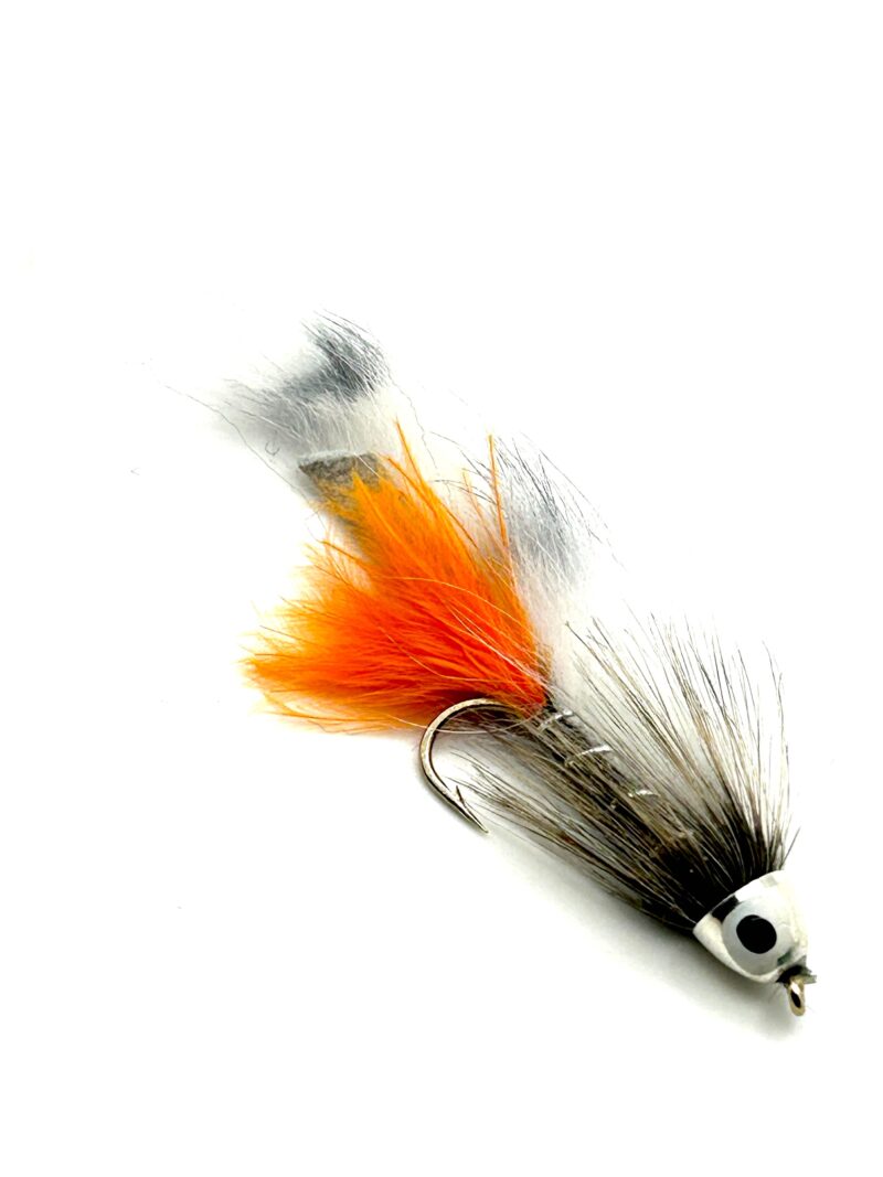 Black Ghost Zonker - Black W Orange tail # 6