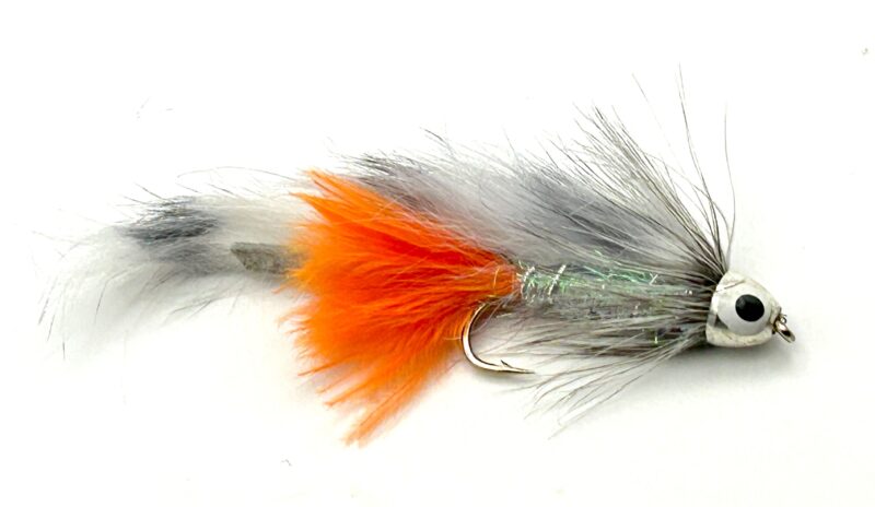 Black Ghost Zonker - Pearl W Orange tail # 6