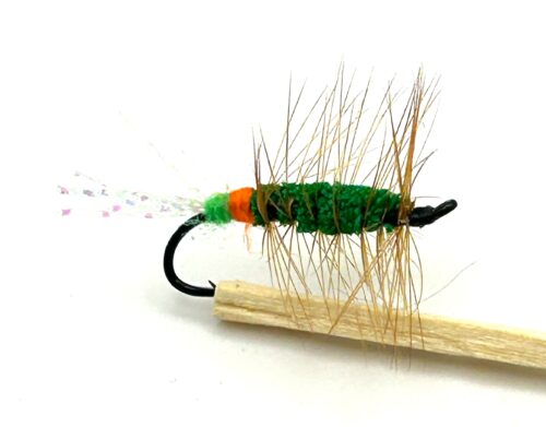 Glitter Bug Brown - Green and Red butt #10