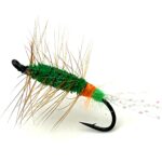Glitter Bug Brown - Green and Red butt #10