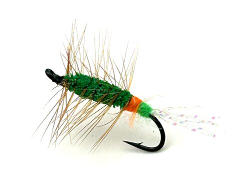 Glitter Bug Brown - Green and Red butt #10