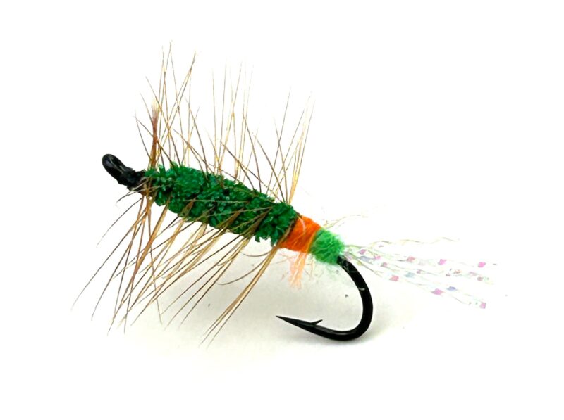 Glitter Bug Brown - Green and Red butt #10