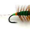Glitter Bug Green - Green and Orange Butt #12
