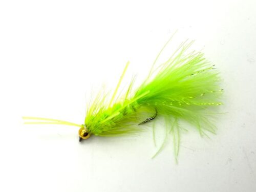 Woolly Bugger TDF - Chartreuse rubberlegs #6