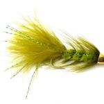 Wooly Bugger Olive TDF - Gold Tungsten head # 6